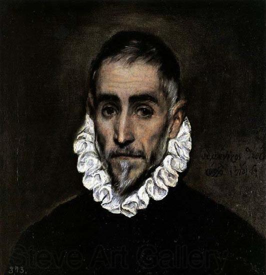 El Greco An Elderly Gentleman Spain oil painting art